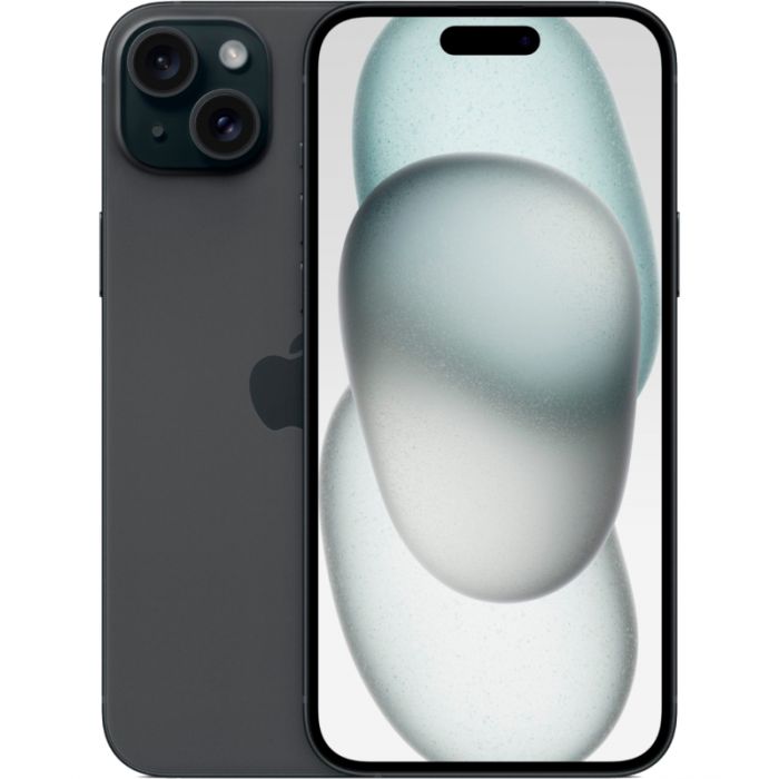 Apple iPhone 15 Plus, 128 ГБ, Dual eSIM, черный купить по цене 44